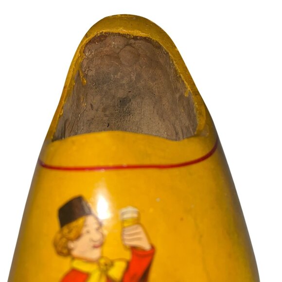 Vintage Holland Clog Wooden Shoe Bar Display Heineken Beer Made in Holland - Picture 3 of 9